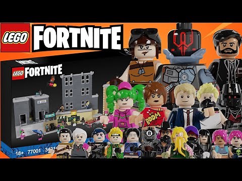 LEGO FORTNITE Tilted Towers Custom Set | LEGO Fortnite Chapter 3 Season 2 | Collab with ‪@legomosc‬