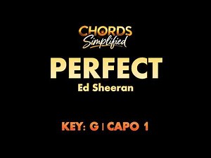 Perfect – Ed Sheeran 🎸 4 Easy Guitar Chords ONLY! (Full Song | Beginner Friendly)