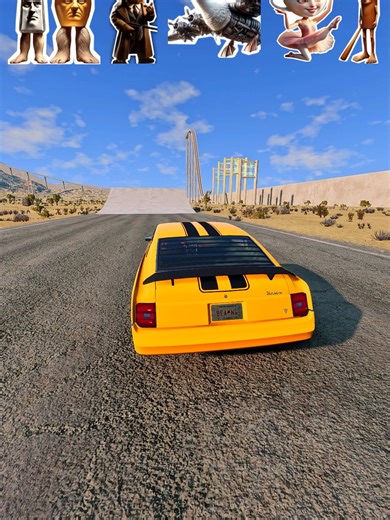 Italian Brainrot Funk Vs Jump Challenge in BeamNG.Drive