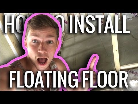 THE RIGHT WAY to Install a Floating Floor IN 3 MINUTES!