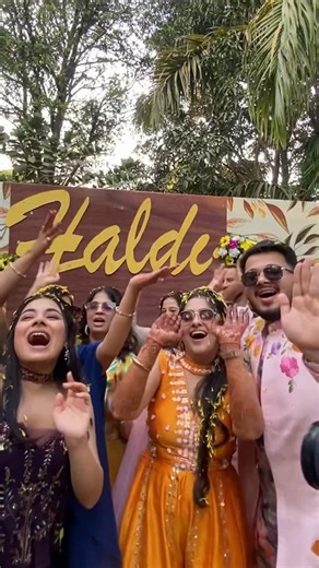 Dj Ricky on Instagram: "Haldi or rave? Either way, your DJ Captain got the floor shaking! 💛🔥 Energetic host @rjsagarrrr Haldi , Haldi celebrating, wedding Dj , haldi vibes , wedding vibes, Indian wedding , Dj Ricky , Shaadi season"