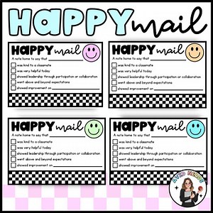Happy Mail | Classroom Management for Parent Communication | Positive Notes Home