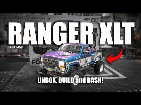 UNBOX, BUILD and BASH! Tamiya Ford F-150 Ranger XLT!