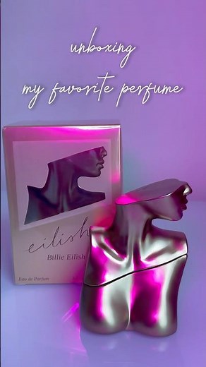 unbox Billie Eilish perfume with me.. ✨ #billieeilish #perfume #unboxing #smellgood