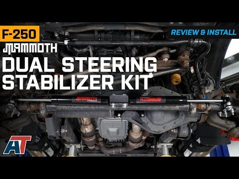 2005-2022 4WD F-250 Mammoth Dual Steering Stabilizer Kit Review & Install