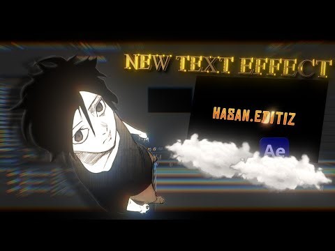 AMV text TUTORIAL 🤩 || After effect || ‪@hasan.editiz‬