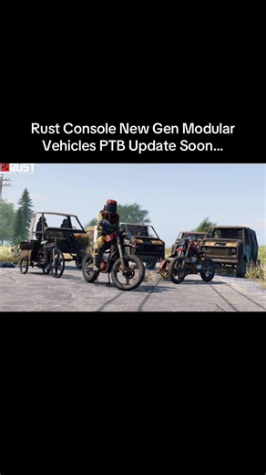 Rust Console New Gen Modular Vehicles PTB Update Soon…#fyp #rust #rustconsole #rustce #notlvl99