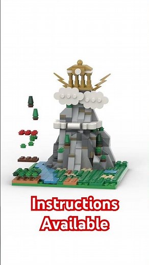 LEGO Mount Olympus and City of Thebes Microscale MOC