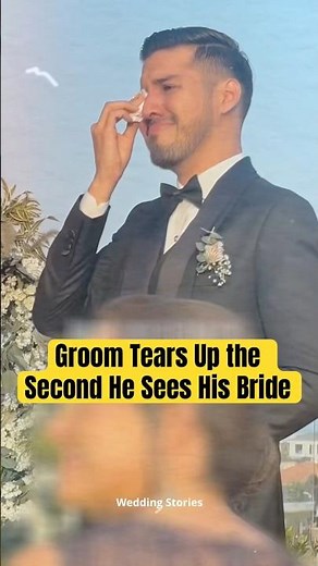 Groom Tears Up the Second He Sees His Bride
