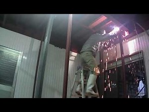 祝完成 DIY 手作りエレベーター 【危険】乗ってはいけない NO.6 本体支柱回りの組立 Make An Electric Lifter ／ Building an ELECTRIC HOIST