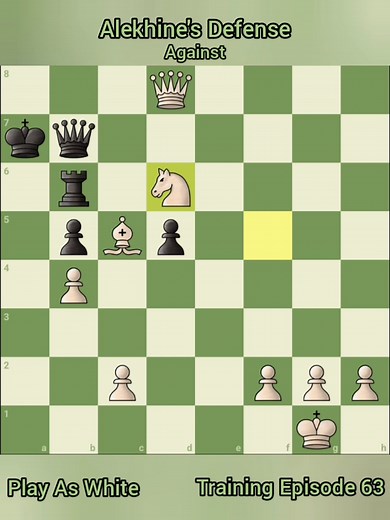 105K views · 1.1K reactions | Alekhine's Defense Against ( Part 63 ) Play As White #ChessOpening #AlekhineDefense | Chess Galleryan | Facebook