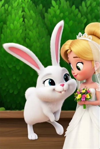Monkey’s Love Marriage Gone Wrong 😂💔 | Rabbit Ran Away With the Bride | Funny Cartoon Story