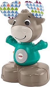 Fisher-Price Linkimals Musical Moose - Interactive Educational Toy with Music and Lights for Baby Ages 9 Months & Up