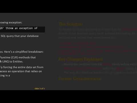 Resolving System.NotSupportedException in Entity Framework with DbFunctions