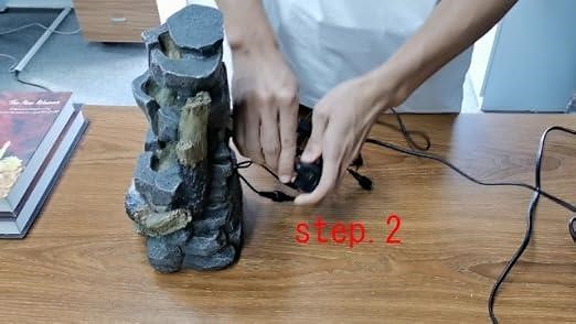 Tabletop Water Fountain  installation steps video