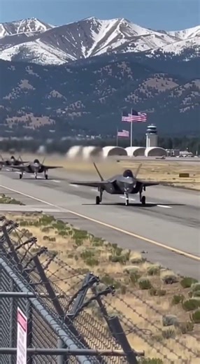 Stealth Fighters Taking Off One By One 😳✈️