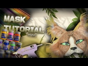 How to make a therian mask || Mask tutorial