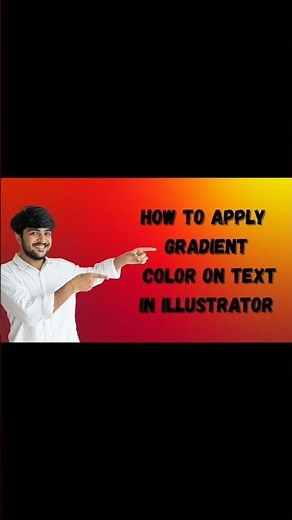 how to apply gradient color on text | sidra graphics|