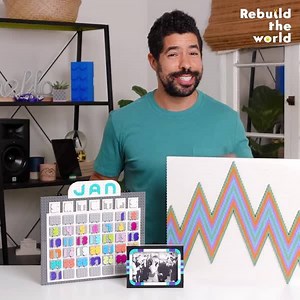 LEGO bricks provide all kinds of fun, distinctive ways to build hanging things for your home – picture frames, adaptable calendars, cool art designs, signs and much more. #RebuildTheWorld | LEGO