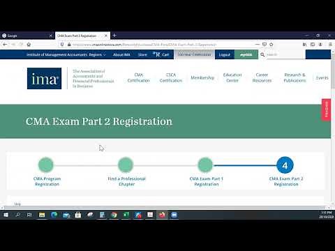 How to Register for CMA Exam