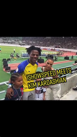 iShowSpeed Meets Kim Kardashian & Saint West at Football Game
