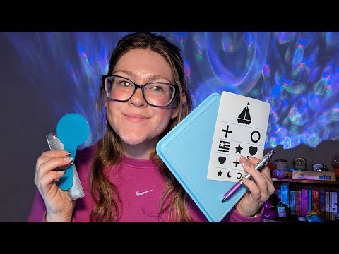 ASMR with Dr. Jellyyy 👀 Soft Eye Exam & Visual Triggers (Medical Roleplay)
