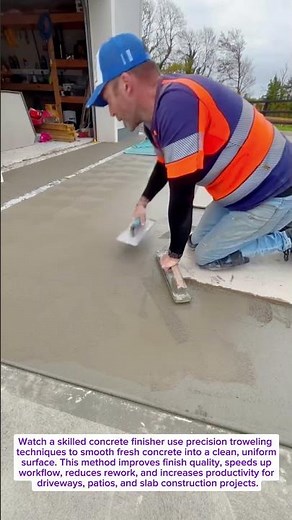 Concrete Finishing Trick Delivers a Perfect Smooth Surface Fast