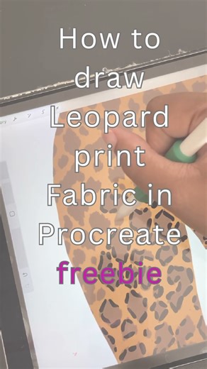 How to draw Leopard Print #shorts #fashiondesign