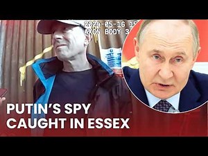 Shocking moment Russian spy working for Putin is dragged away by police in Essex