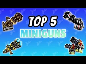 Top 5 MINIGUNS in Pixel Gun 3D | June 2022