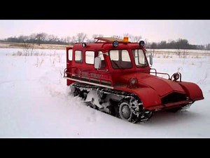 Snow Trac ST4 in the fields of northern Indiana