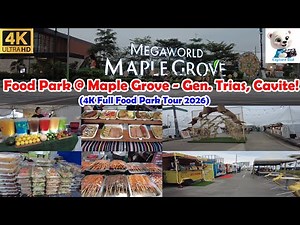The Food Park at Maple Grove | 4K Walking Tour | Gen. Trias, Cavite