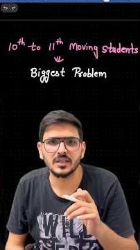 😱10th to 11th Moving Students Big Problem 😯#neet2028 #acpsir #shortsfeed #ytshorts #shorts #physics