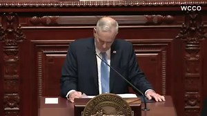 VIDEO: Minnesota Gov. Mark Dayton collapses while delivering State of the State address. The video is scary -- but Dayton's son tweeted that his father is "doing great." via.fox6now.com/70c9k | FOX6 News Milwaukee