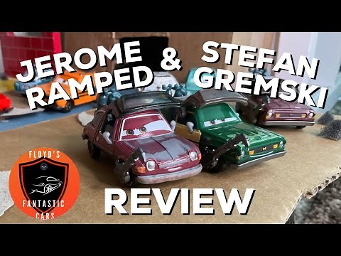DISNEY PIXAR CARS - JEROME RAMPED & STEFAN GREMSKY Review - Lemons, Villains, Bad Guys WGP Cars 2