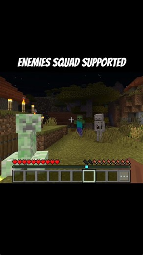 Enemies squad supported...#minecraft #gaming #shorts