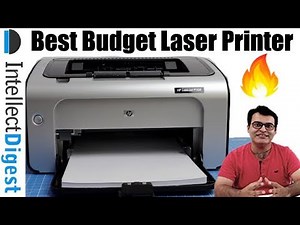 Best Budget Laser Printer For Personal Use- HP P1108, Low Cost Durable Printer