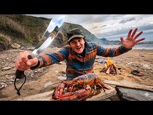 Catching a $100 Meal for FREE! Beach Camping Catch and Cook