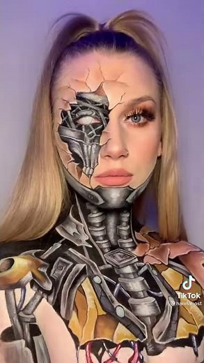 *COMPLETE* Makeup Storytimes - TikTok scary ROBOT MAKEUP