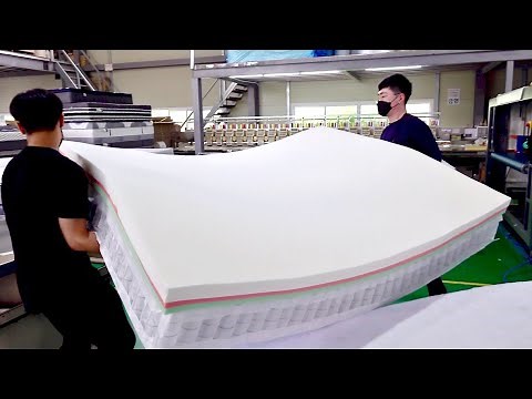 Korean Bed Factory That Make Foam Mattress Like Soft Cake