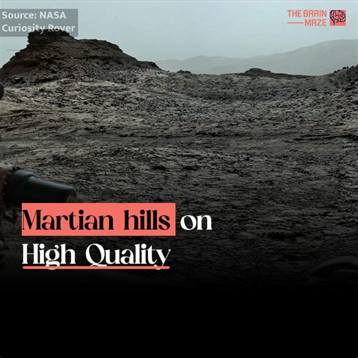 This High-Quality image of Martian Hills was captured by NASA's Curiosity Rover (Sol 1421). hese Martian hills are often formed by volcanic activity, erosion, or the accumulation of sediments. Their shapes can vary widely, from gentle slopes to steep, rocky peaks. Some hills may be isolated, while others may be grouped together in chains or clusters. Studying these hills provides valuable insights into Mars' geological history and the planet's potential for past or present life. The raw images t