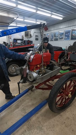 10K views · 203 reactions | Pulling the engine from a rare 1906 American Tourist brass era classic. | Manns Restoration | Facebook