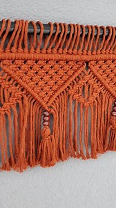 Macrame Window Valance: Boho Kitchen Curtain, Customized Colors - Etsy