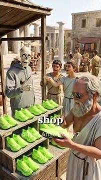 Ancient Greek Runners Try Nike Shoes for the First Time