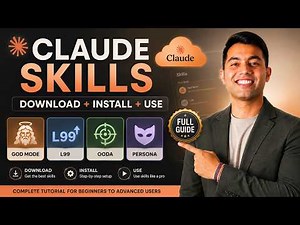 Claude AI Skills Complete Tutorial 🔥 Download, Install & Use God Mode, L99, OODA and More