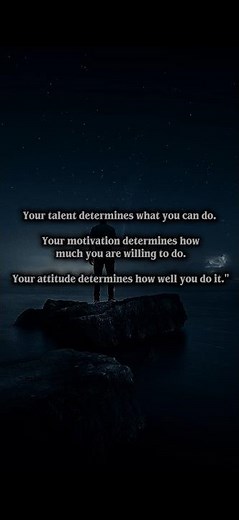 The 3 Pillars of Success: Talent, Motivation, and Attitude