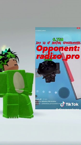 Dinospeedruns op TikTok