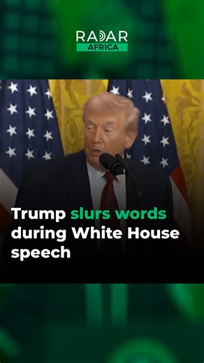 US President Donald Trump appears to slur words during his “Champion of Coal” speech at the White House as online debate grows over his cognitive fitness, despite ethical guidelines barring mental health professionals from diagnosing public figures they have not examined. | Radar Africa