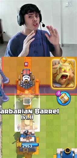 Defendiendo Chispitas con Barril de Bárbaros Héroes