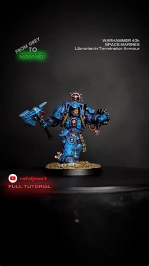 Librarian in Terminator Armour Warp Scholar | Space Marines | Warhammer 40K | Showcase